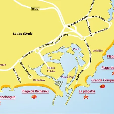 Cap D'agde, 2 Pieces, 4 Personnes - Fr-1-749-36 דירה *